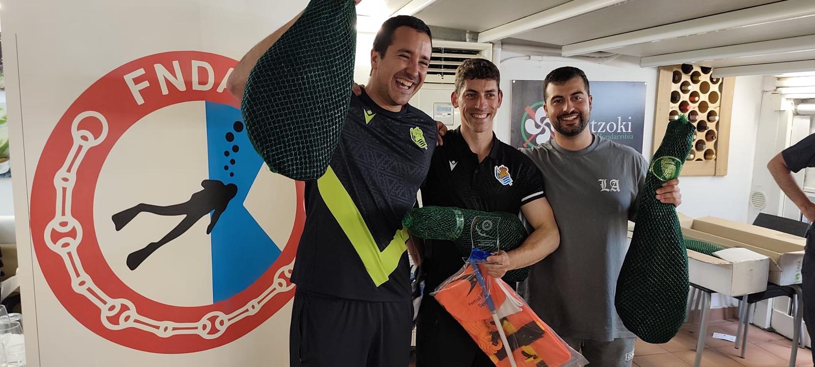 Celebrado el Campeonato Navarro por equipos y Open de pesca submarina